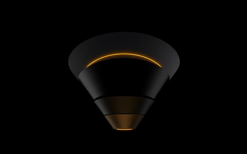 Abstract dark funnel visualisation representing paid media performance